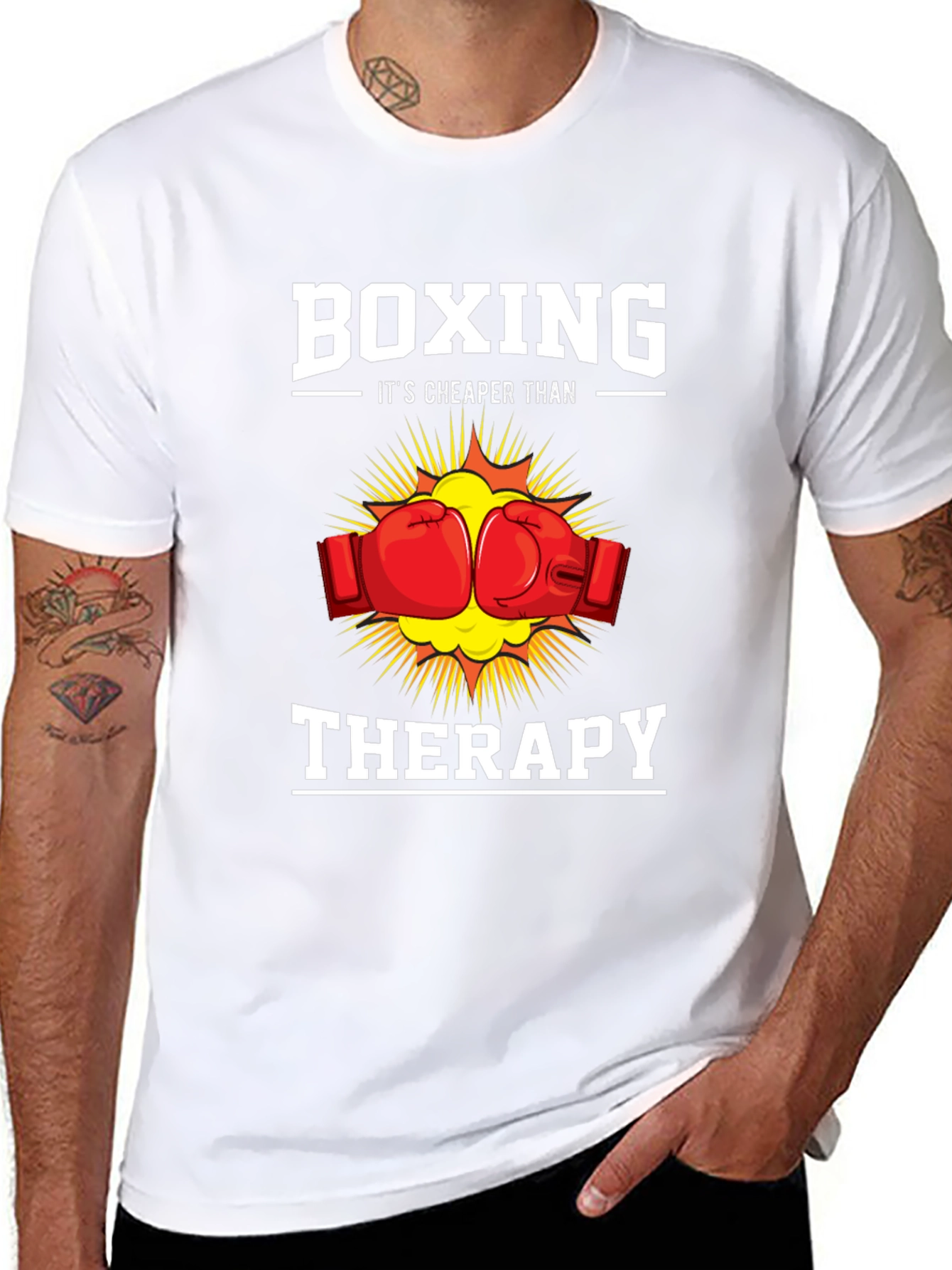 Boxing Cheaper Than Therapy T-Shirt
