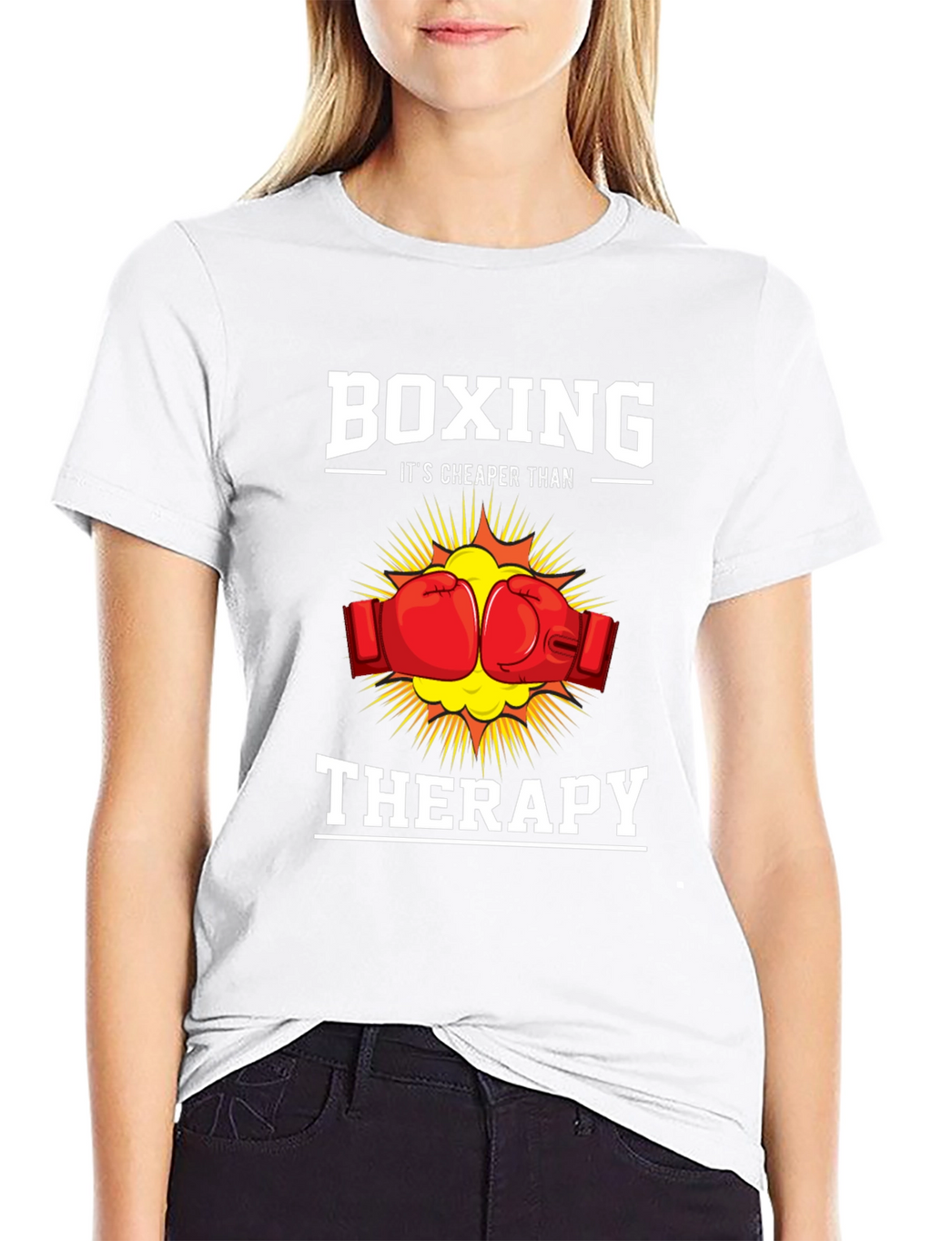 Boxing Cheaper Than Therapy T-Shirt