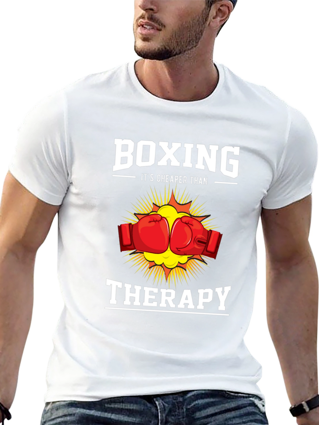 Boxing Cheaper Than Therapy T-Shirt