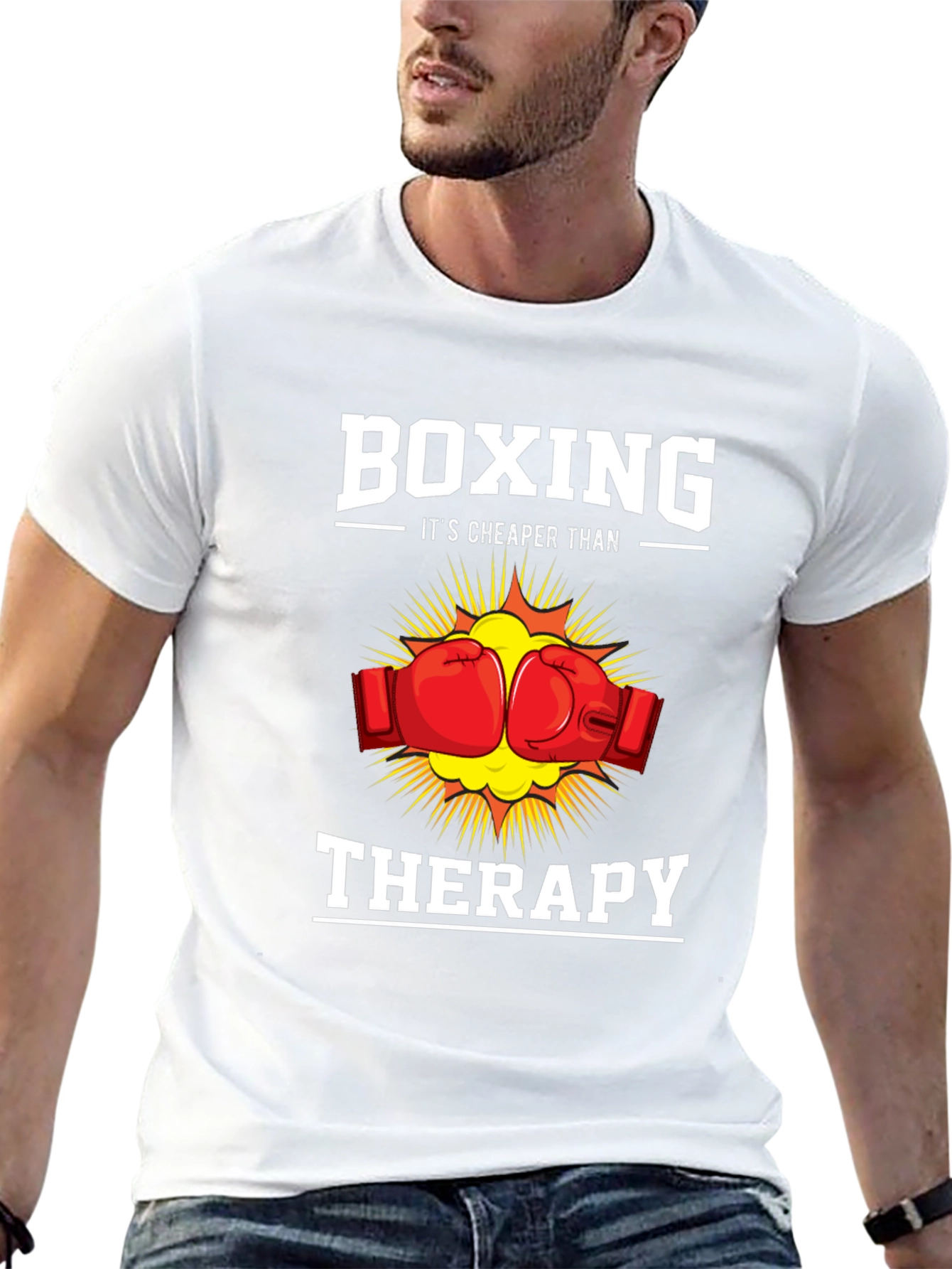 Boxing Cheaper Than Therapy T-Shirt
