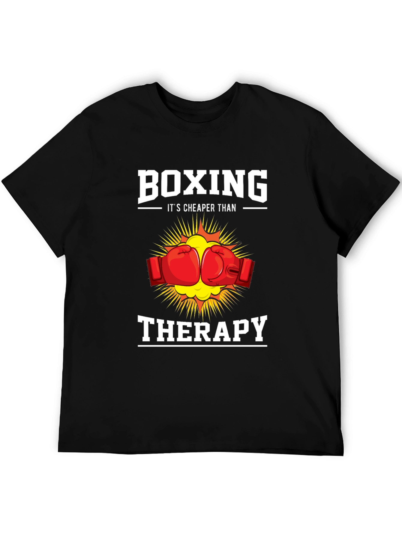 Boxing Cheaper Than Therapy T-Shirt