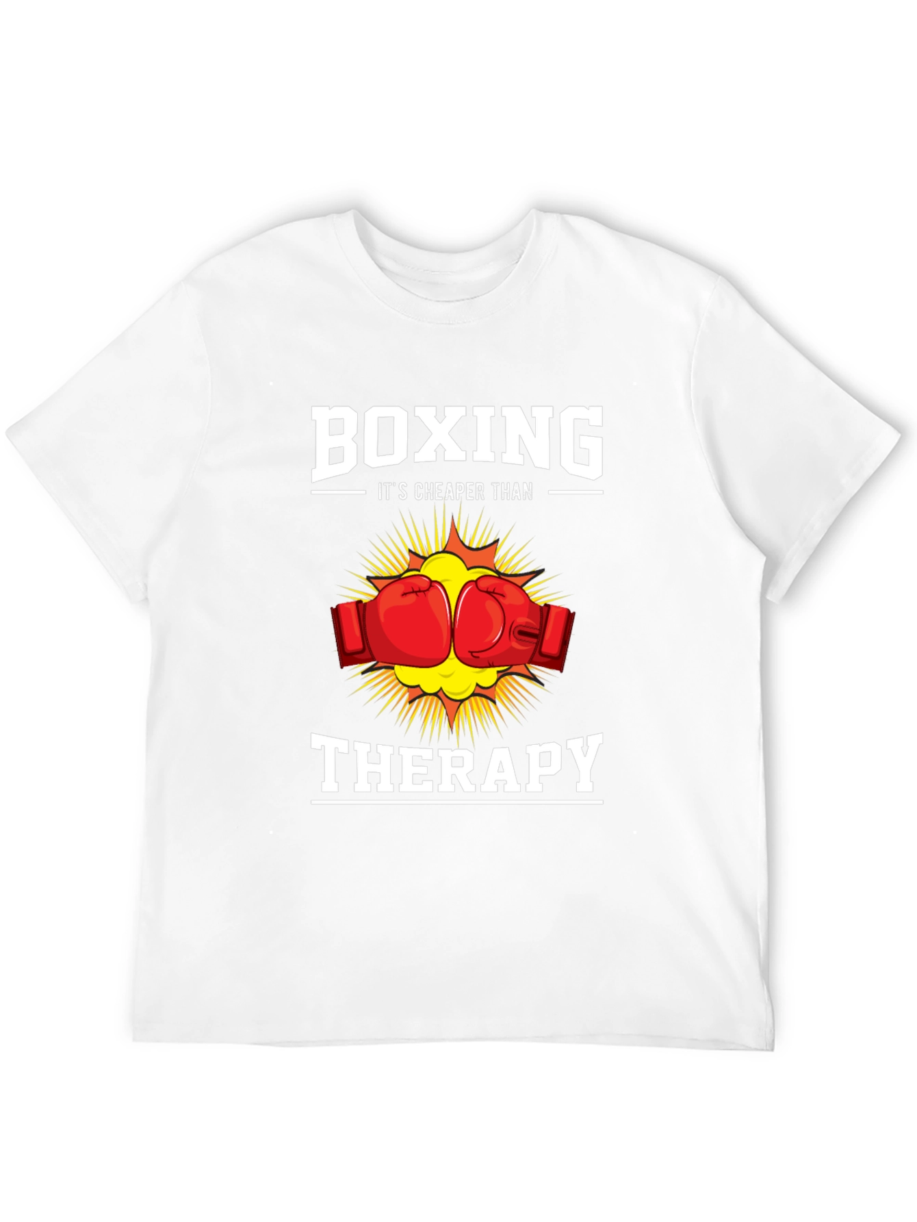 Boxing Cheaper Than Therapy T-Shirt