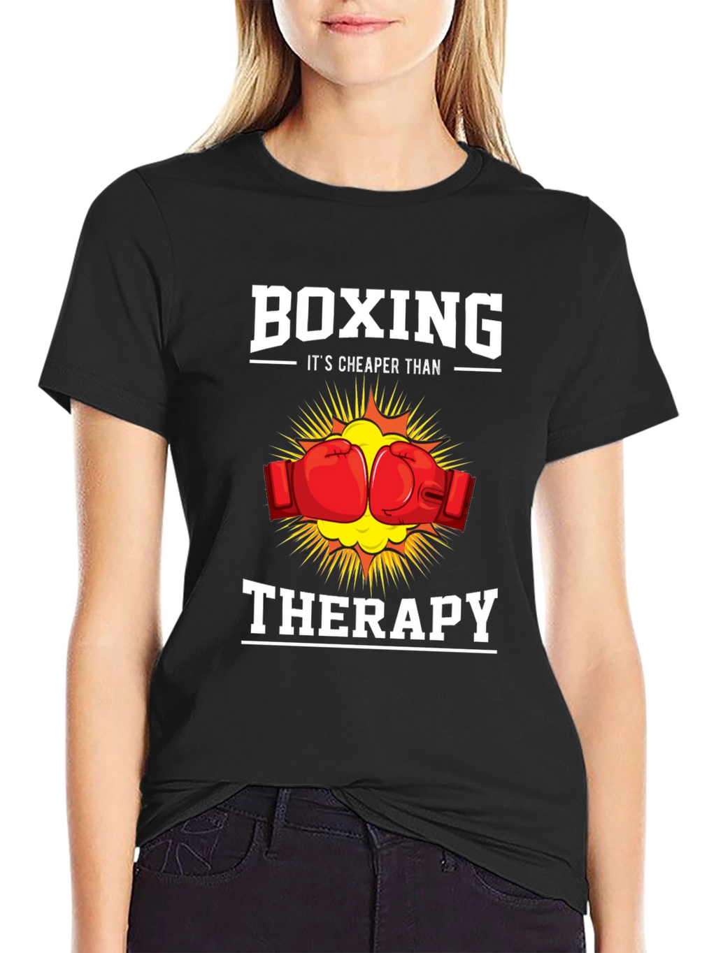 Boxing Cheaper Than Therapy T-Shirt