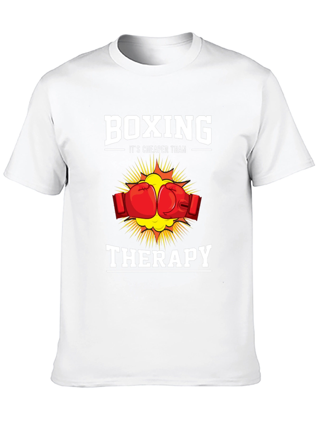 Boxing Cheaper Than Therapy T-Shirt