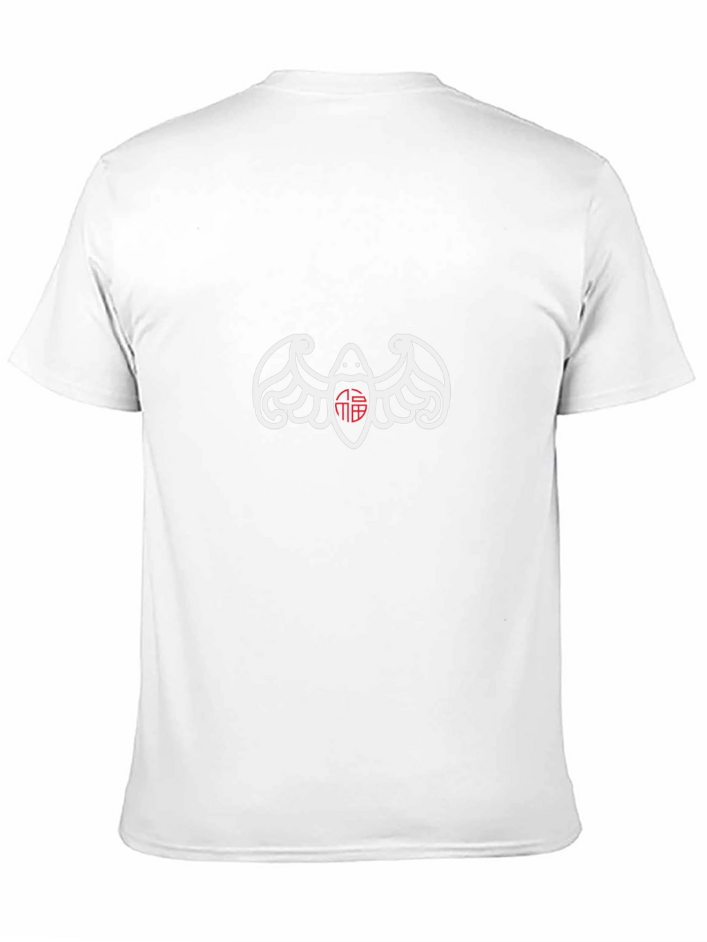 Unique Bat Graphic Print Black T-Shirt