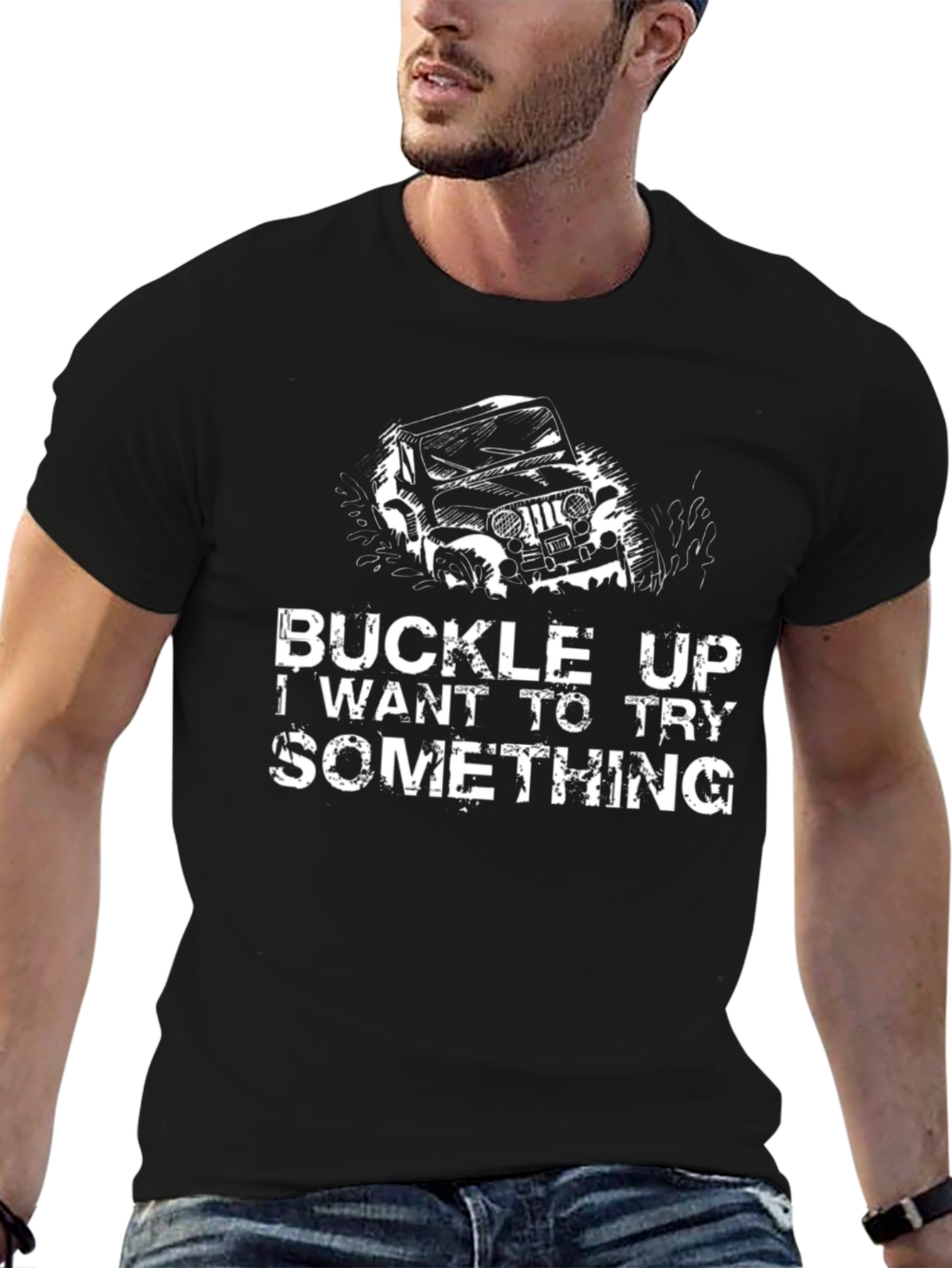 Buckle Up Jeep T-Shirt - Off Road Adventure Tee