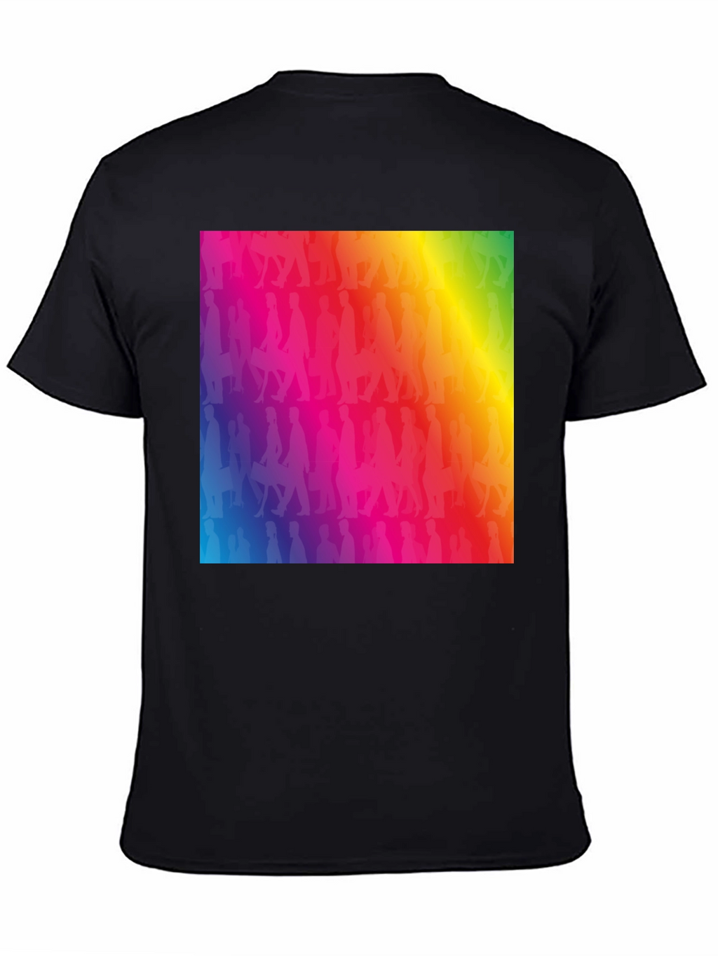 Rainbow Silhouette Graphic T-Shirt