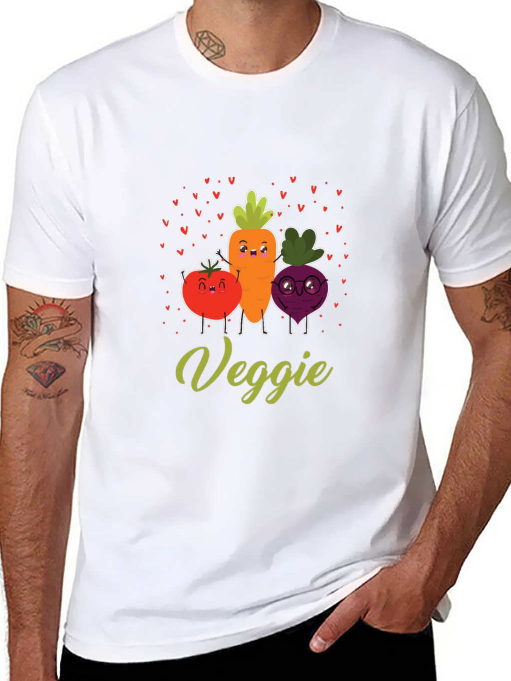 Veggie Friends Graphic T-Shirt - Cute & Stylish