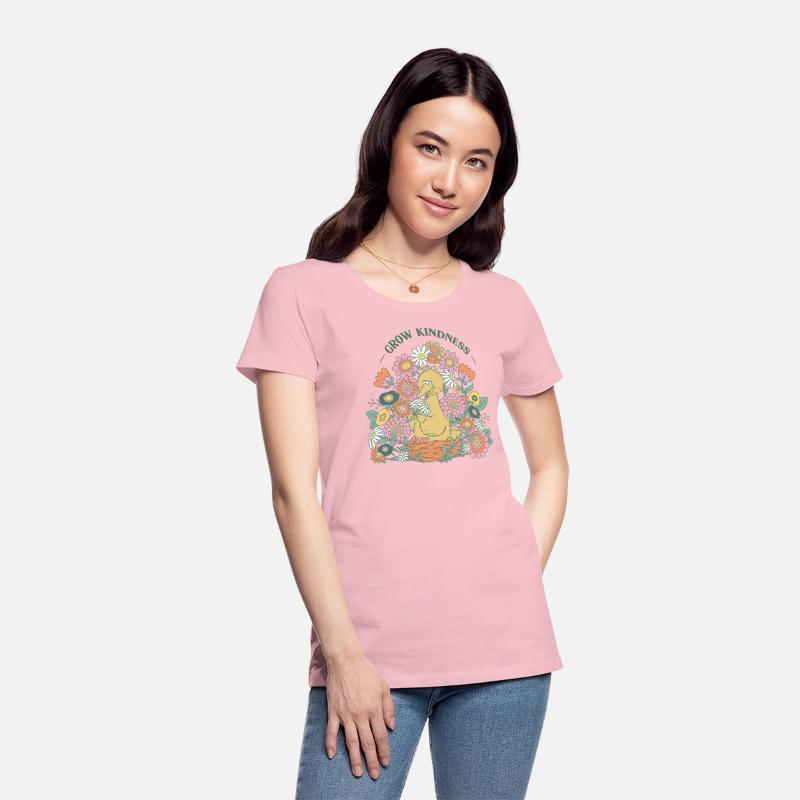 Sesame Street Big Bird With Flowers Grow Kindness