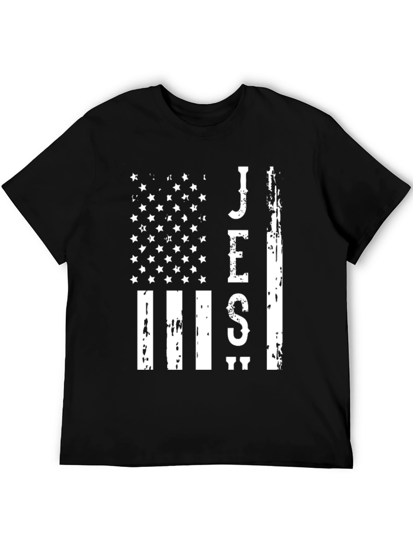 Jesus Flag Graphic Tee - Patriotic Christian Apparel