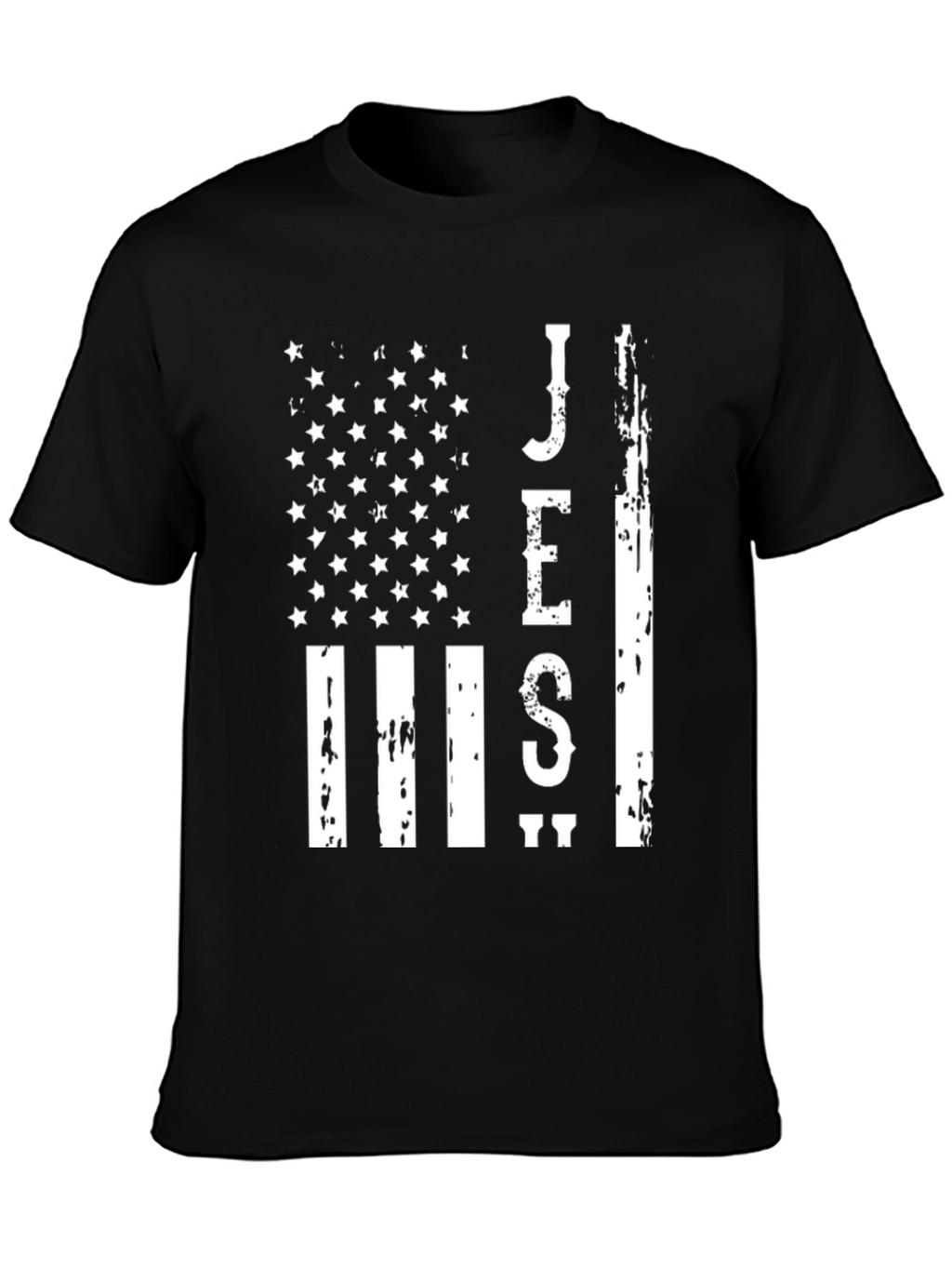 Jesus Flag Graphic Tee - Patriotic Christian Apparel