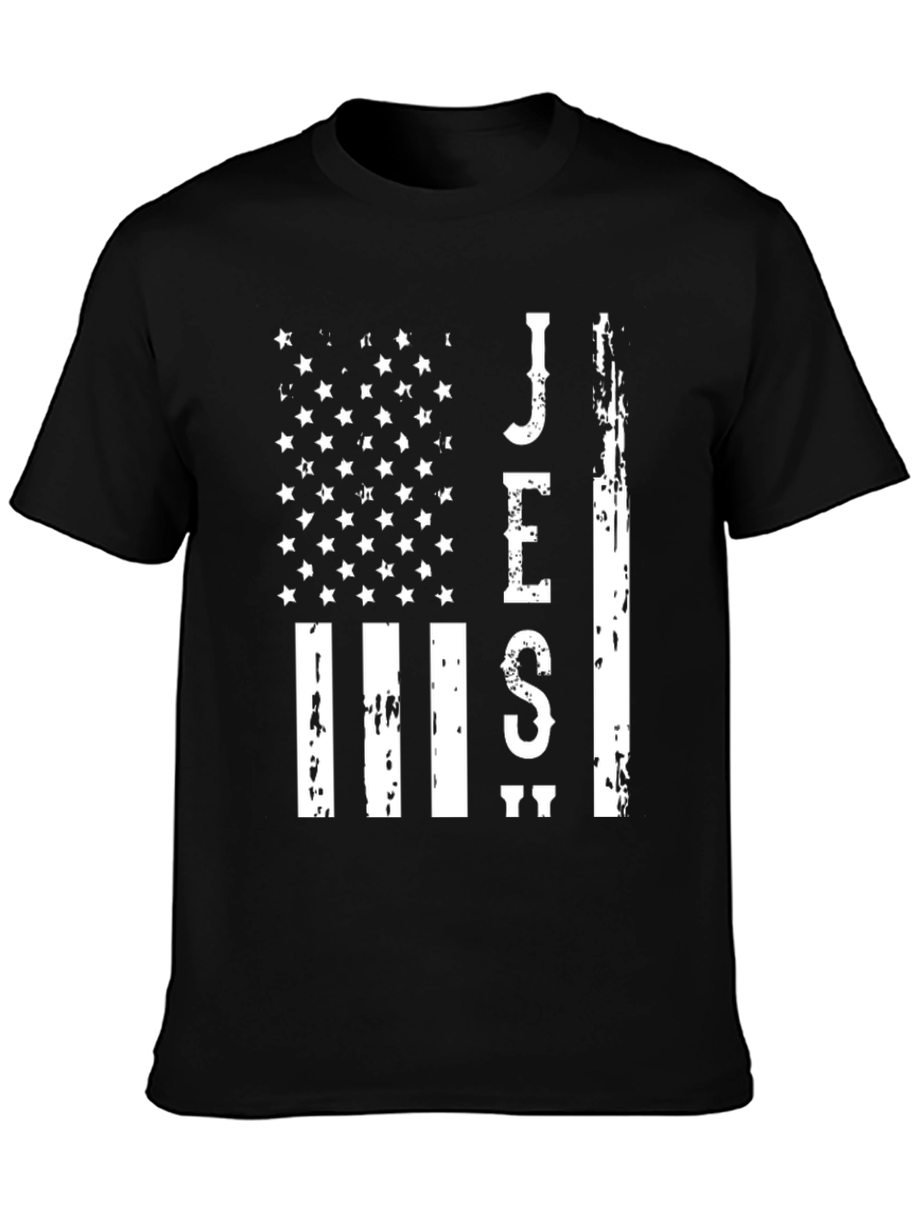 Jesus Flag Graphic Tee - Patriotic Christian Apparel