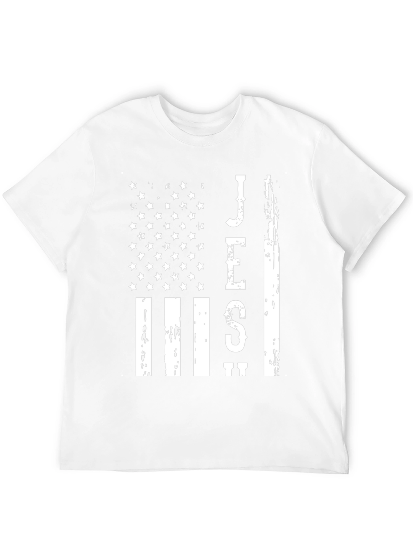 Jesus Flag Graphic Tee - Patriotic Christian Apparel
