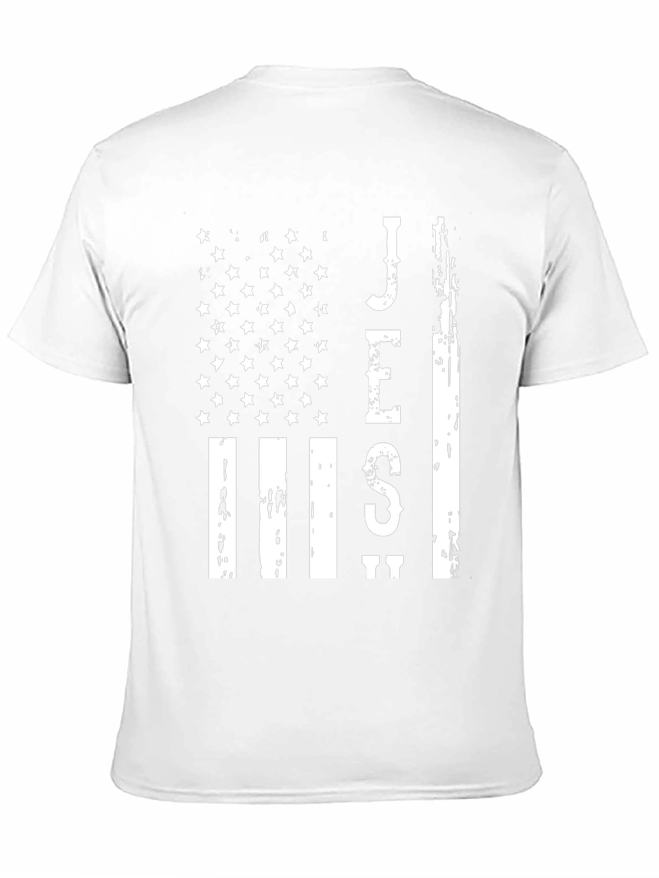 Jesus Flag Graphic Tee - Patriotic Christian Apparel