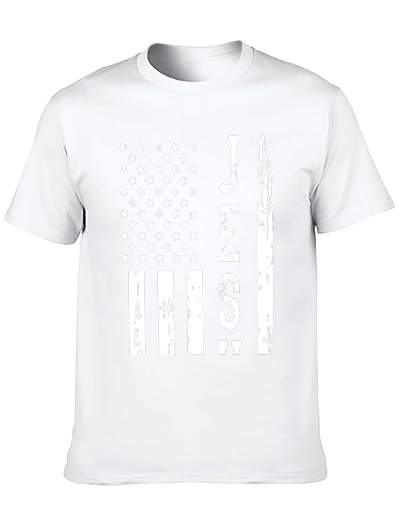 Jesus Flag Graphic Tee - Patriotic Christian Apparel