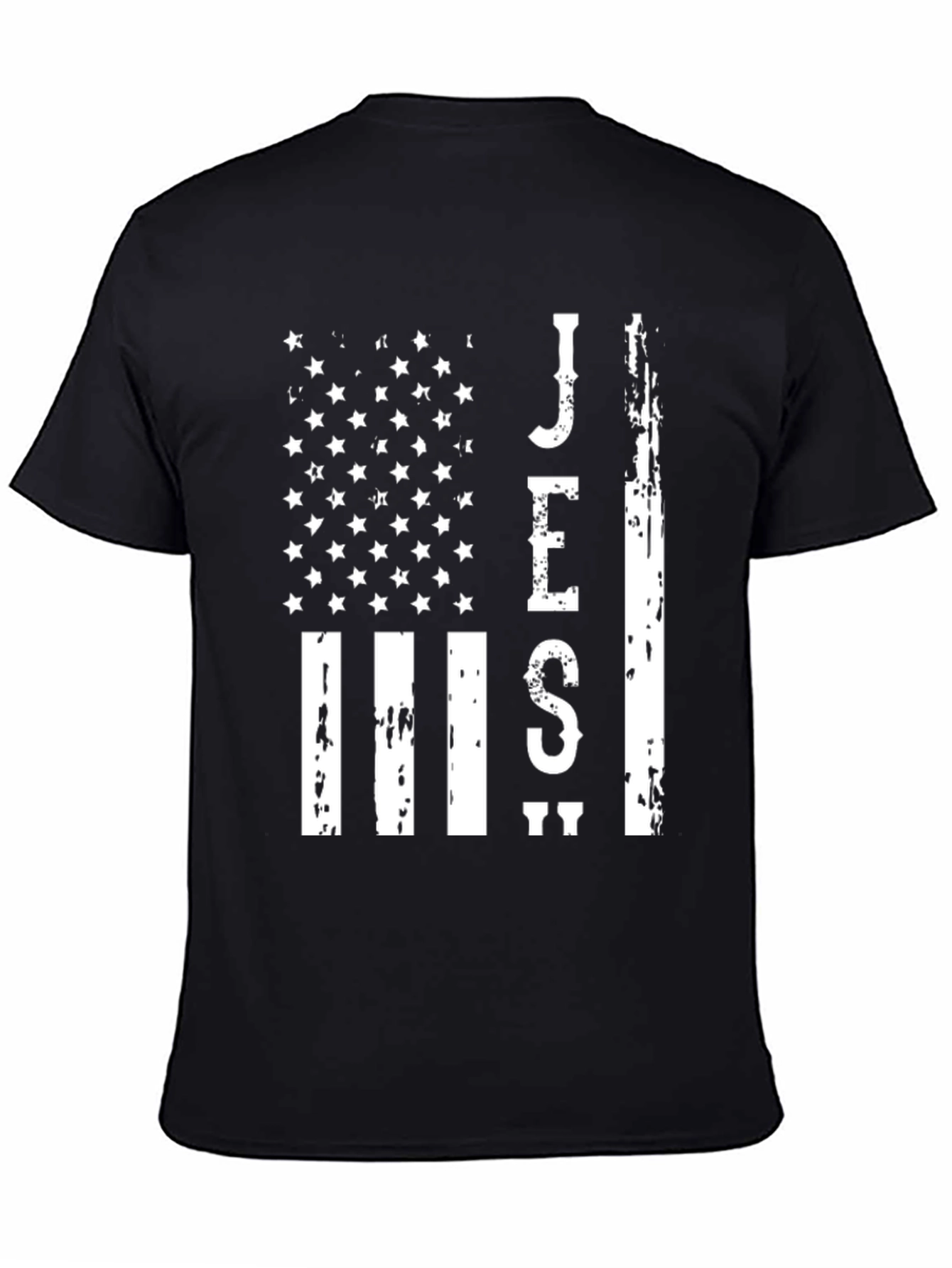Jesus Flag Graphic Tee - Patriotic Christian Apparel