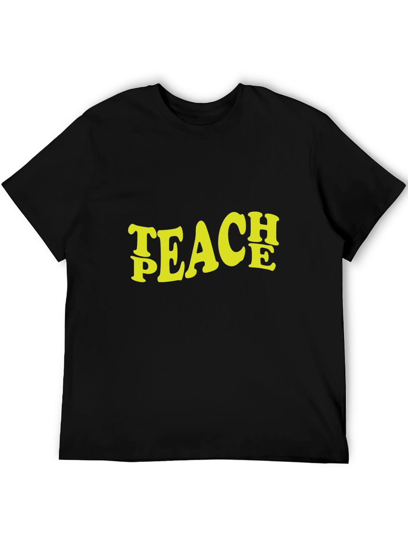 Teach Peace Graphic Tee - Retro Style
