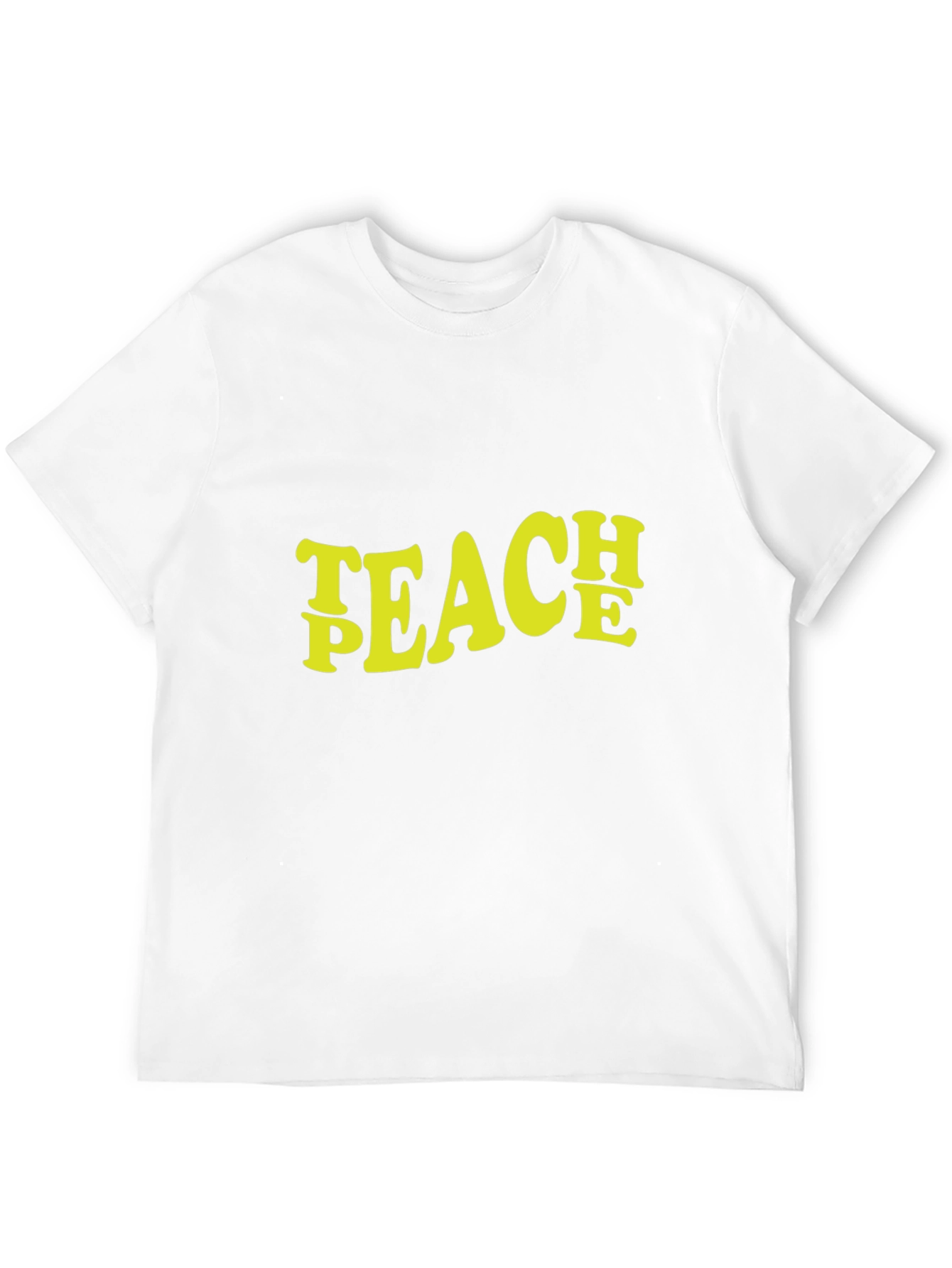 Teach Peace Graphic Tee - Retro Style
