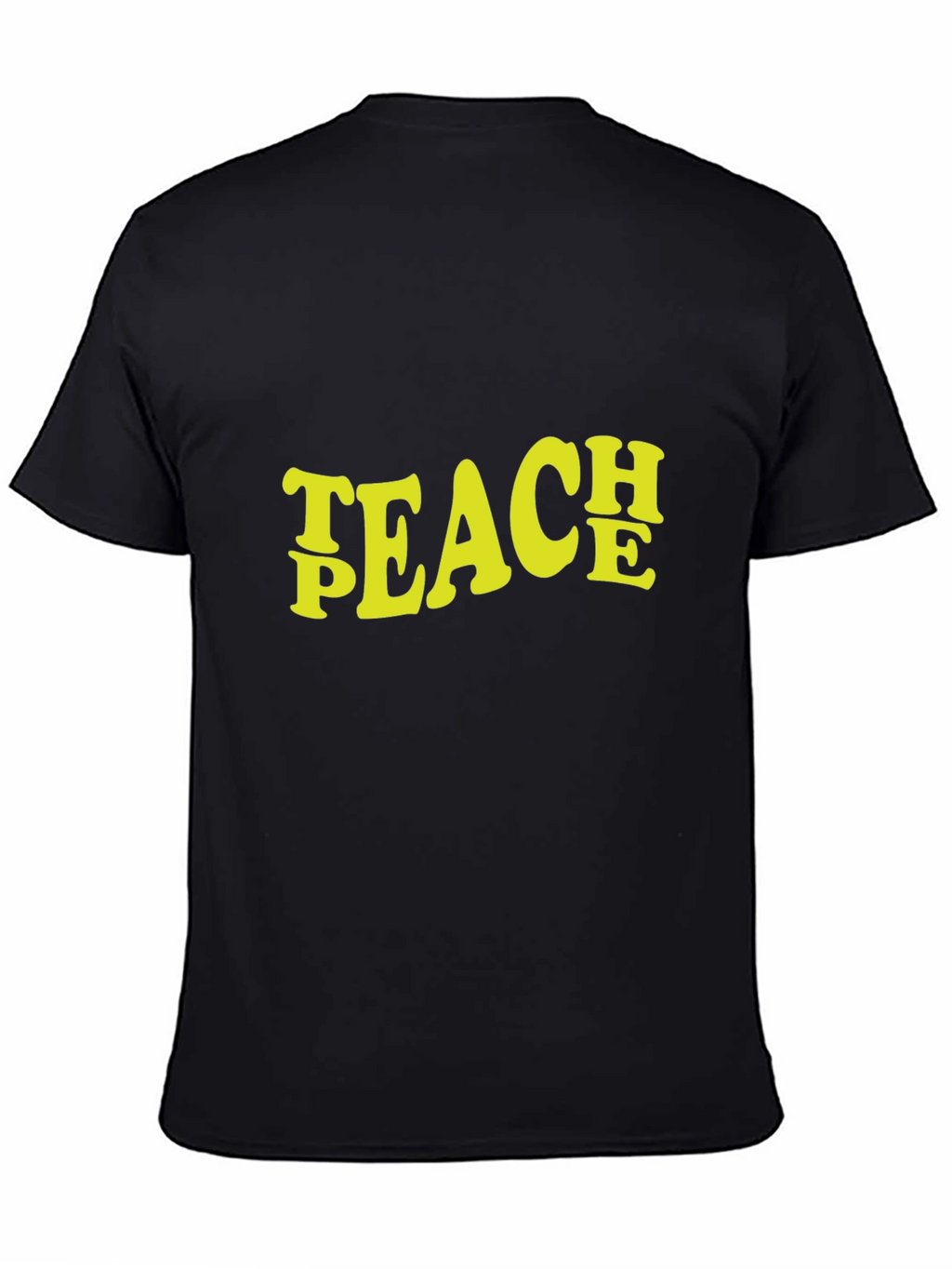 Teach Peace Graphic Tee - Retro Style