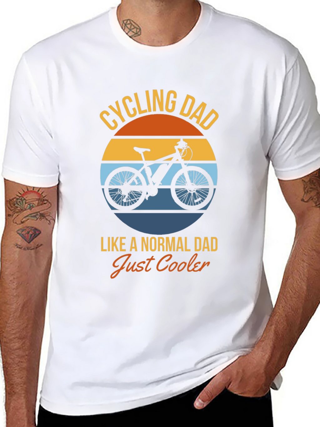 Cycling Dad T-Shirt - Cool Fathers Day Gift