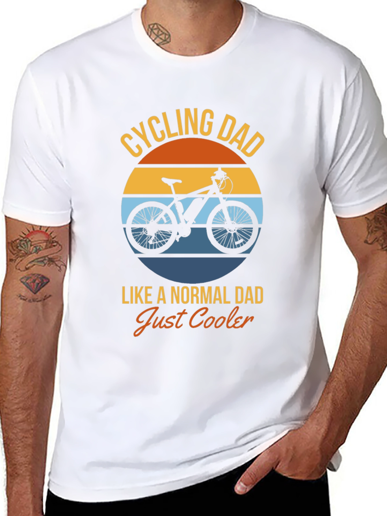 Cycling Dad T-Shirt - Cool Fathers Day Gift