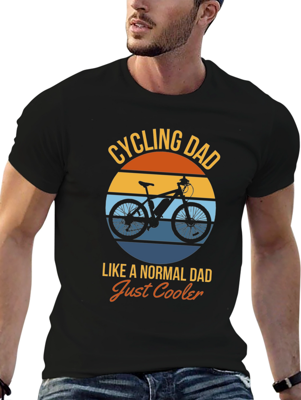 Cycling Dad T-Shirt - Cool Fathers Day Gift