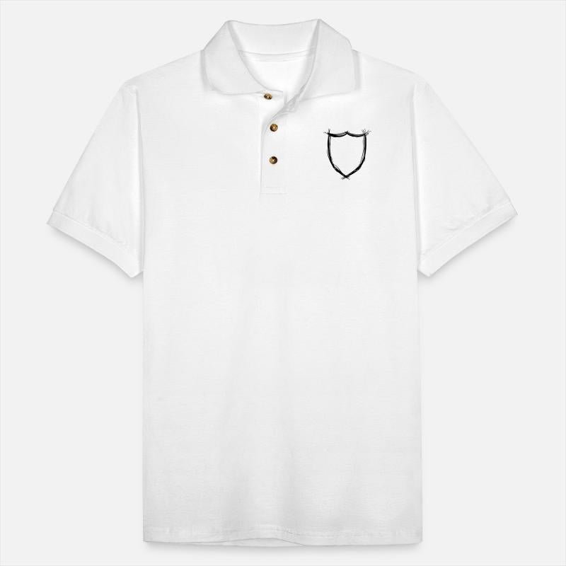 Shield, Coat of arms template, badge, hand drawn