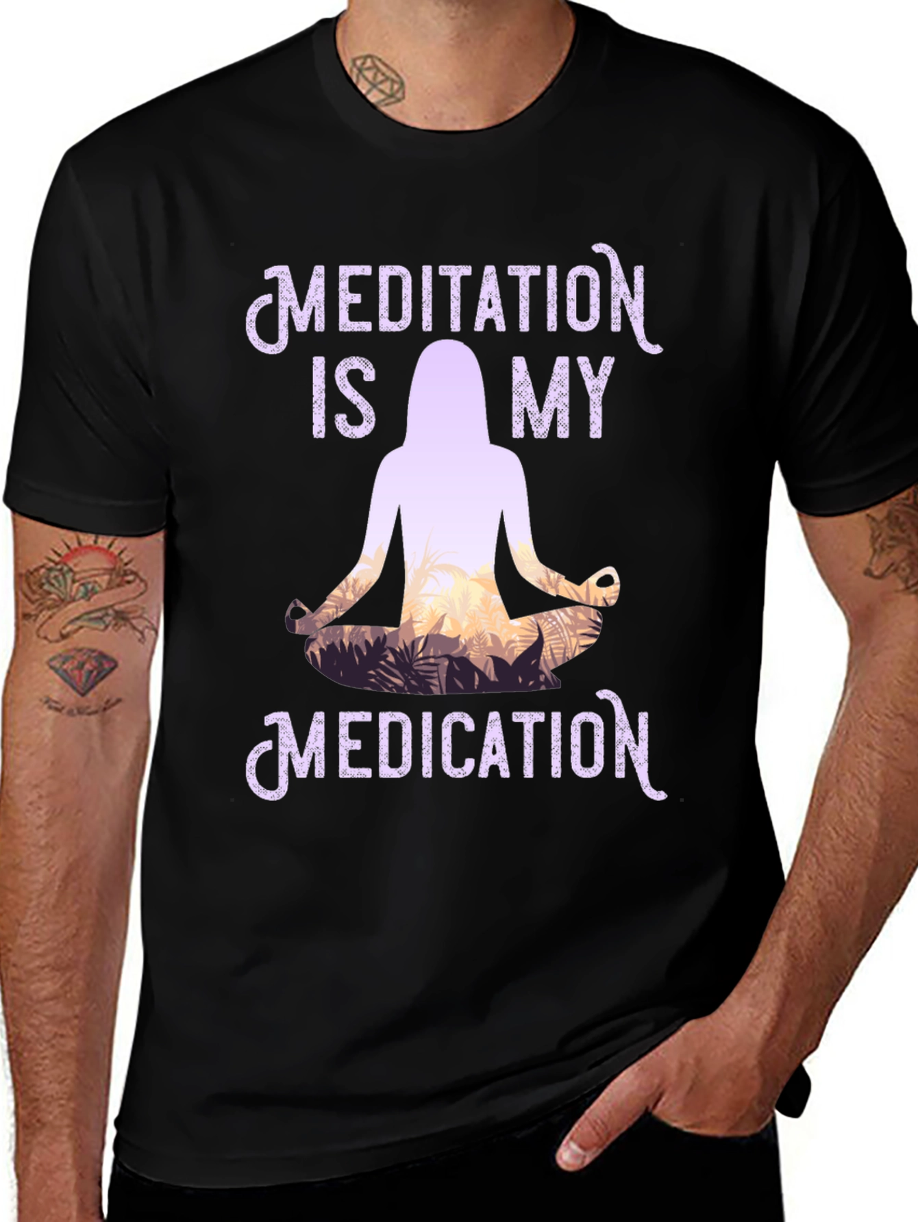 Meditation is My Medication Graphic Tee