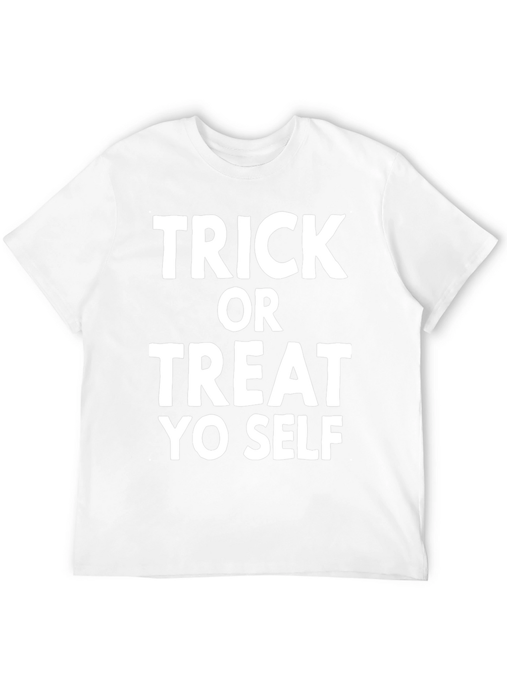 Trick Or Treat Yo Self Black Graphic Tee