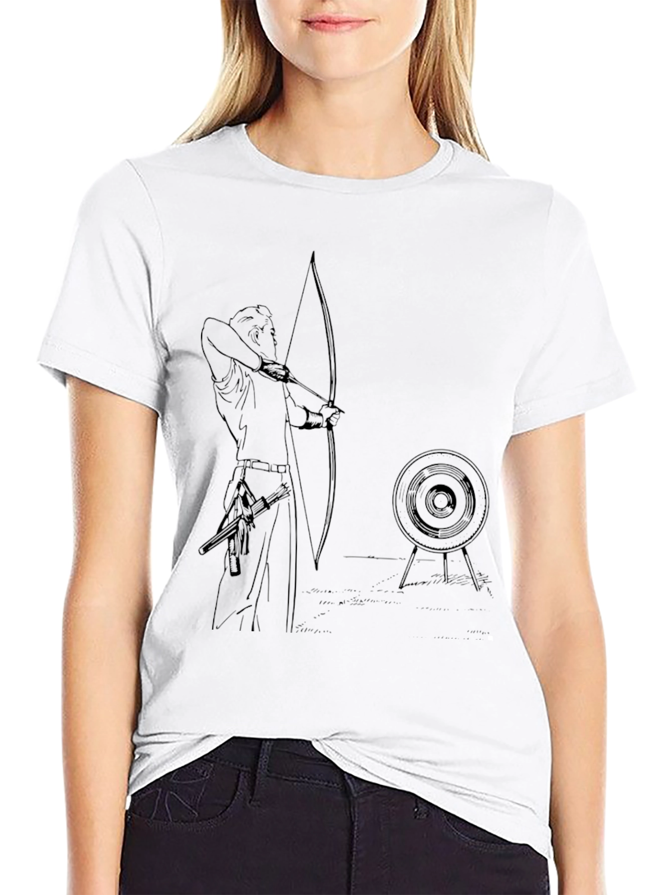 Archer T-Shirt - Bow and Arrow Target Practice Tee
