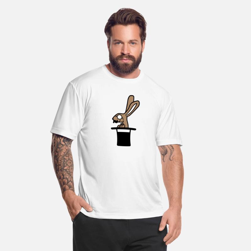 Sir Rabbit Monocle Glasses Beard Top Hat Magician