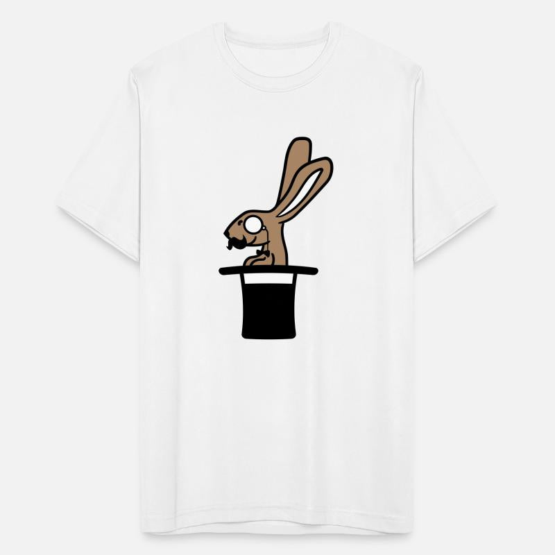 Sir Rabbit Monocle Glasses Beard Top Hat Magician