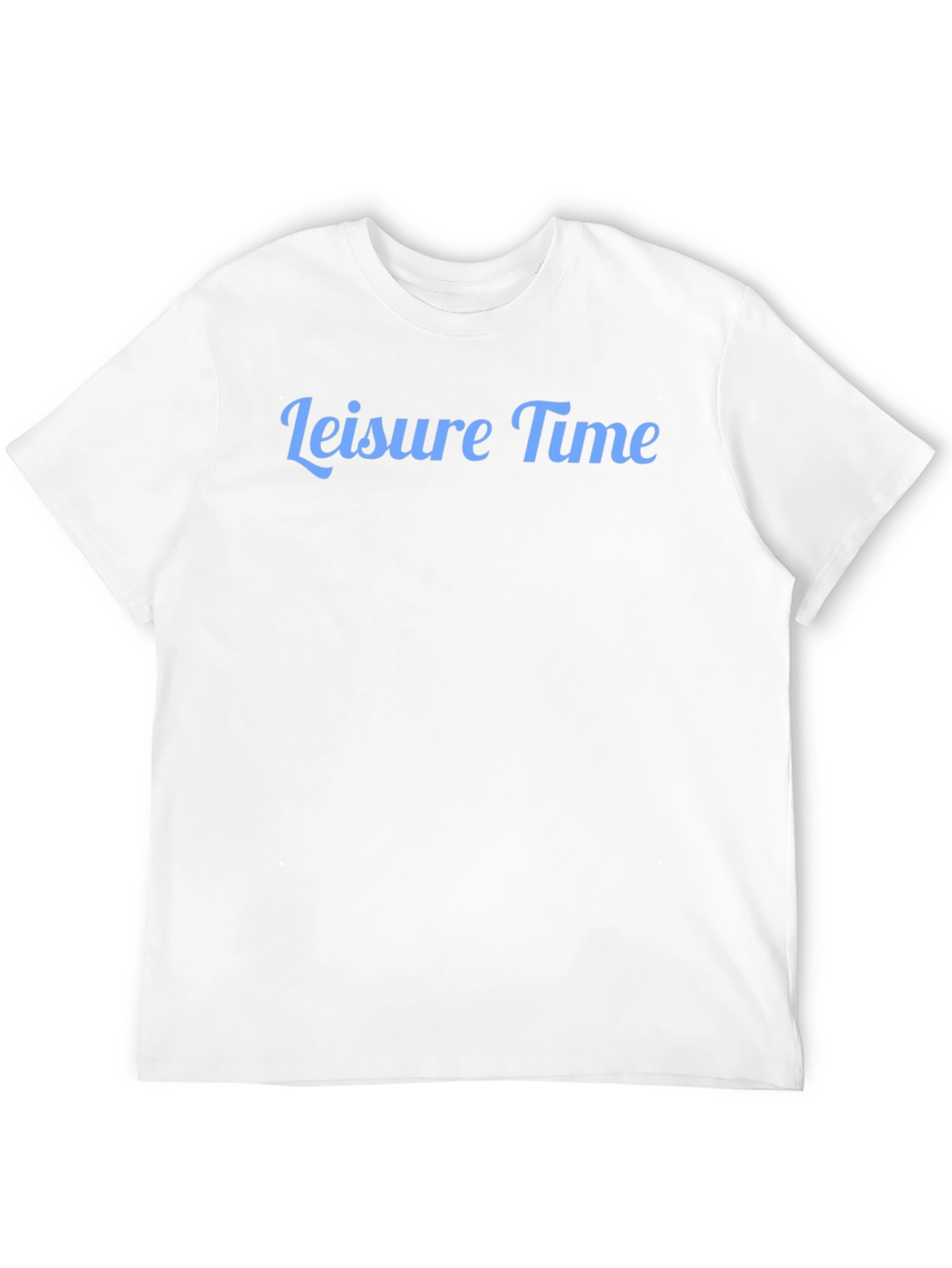 Leisure Time Graphic Tee - Black Casual Comfort
