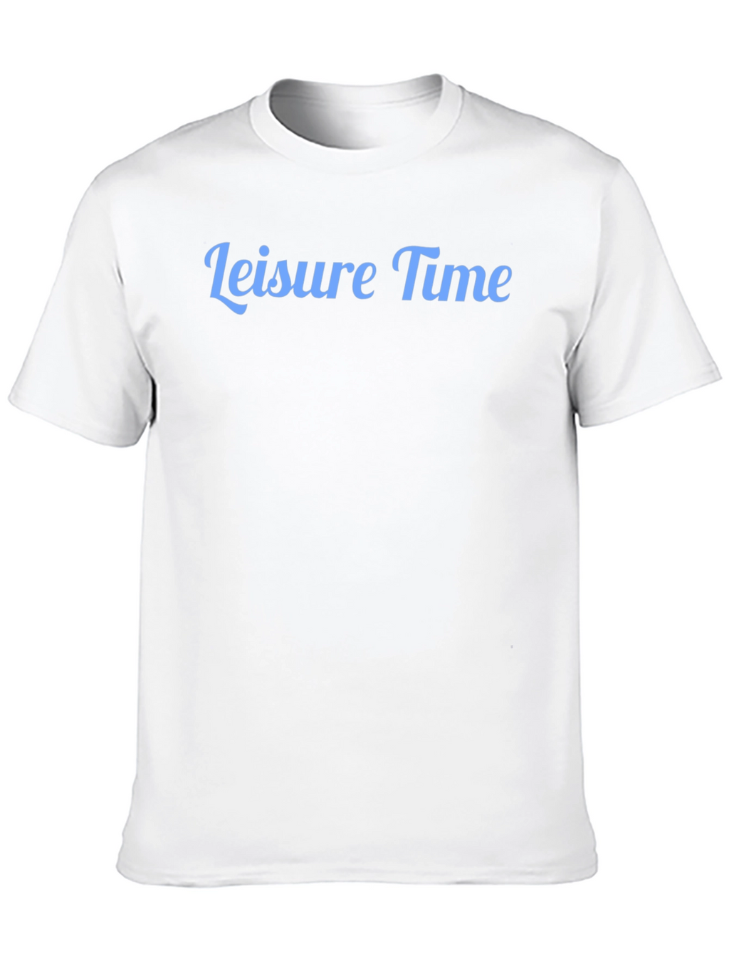 Leisure Time Graphic Tee - Black Casual Comfort