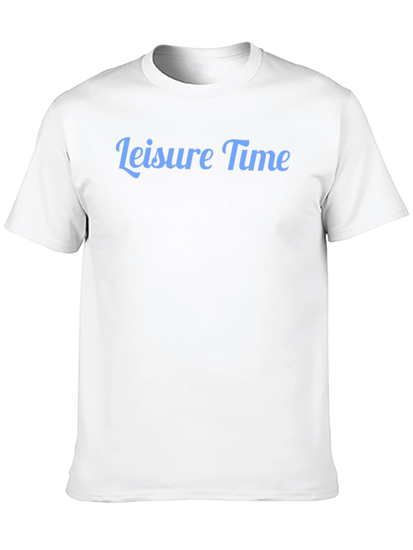 Leisure Time Graphic Tee - Black Casual Comfort