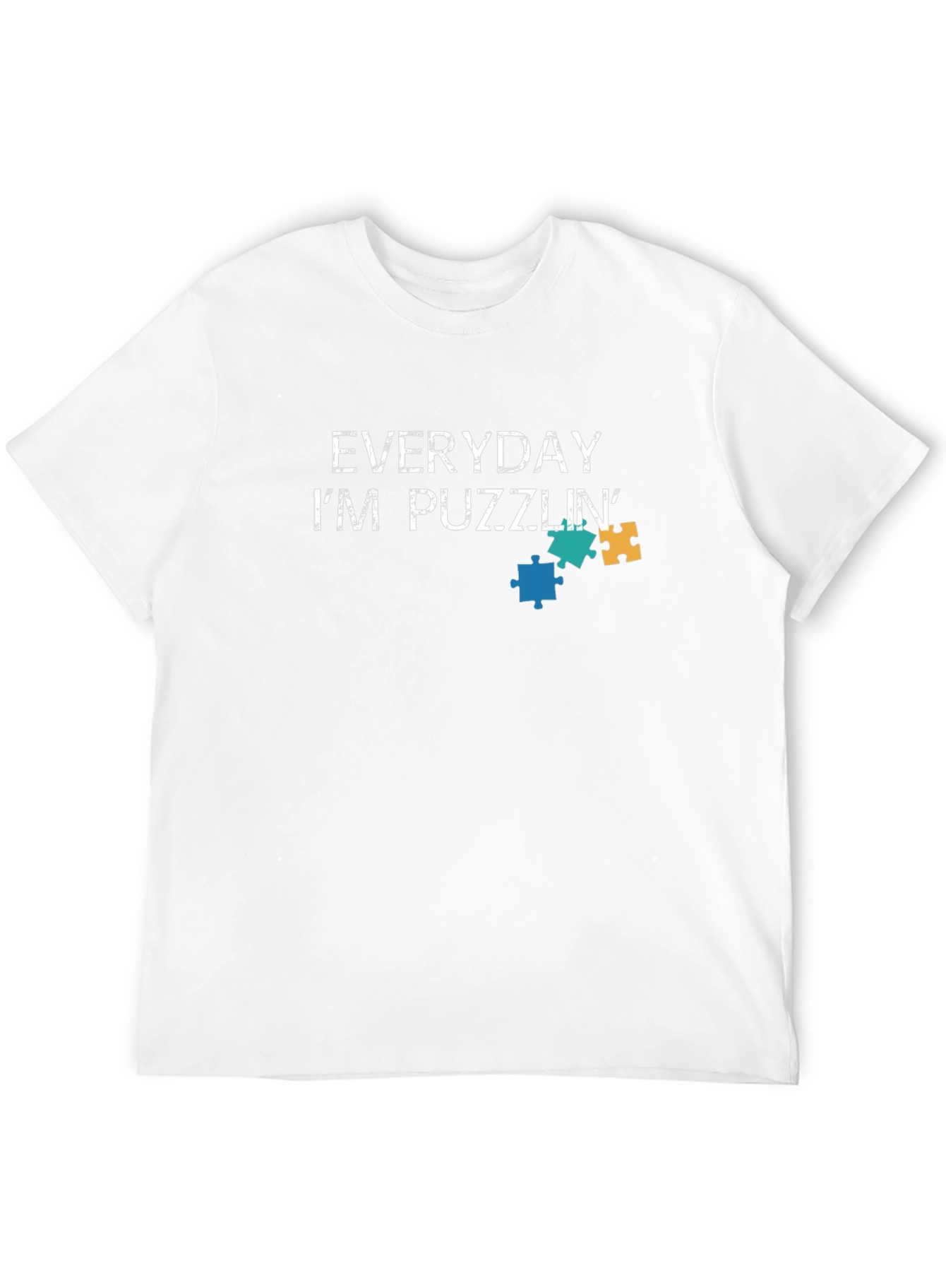 Everyday Im Puzzlin Graphic Tee