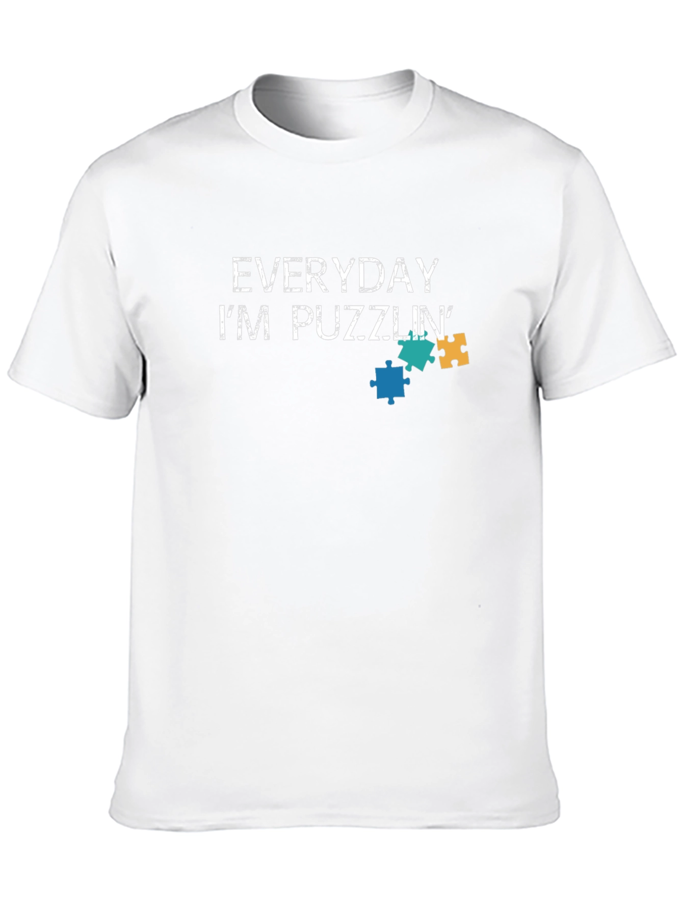Everyday Im Puzzlin Graphic Tee