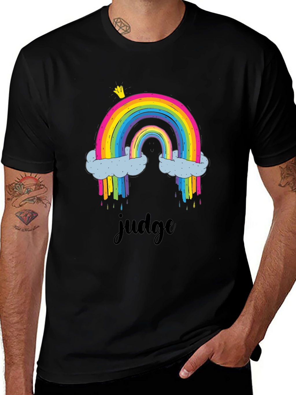 Rainbow Judge T-Shirt