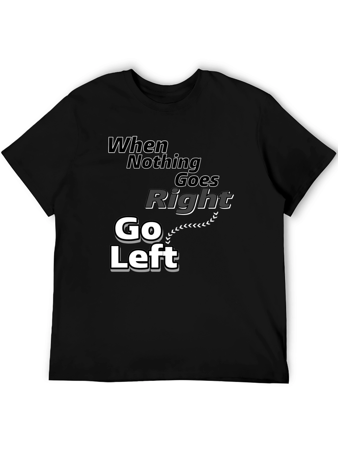 Go Left Graphic T-Shirt