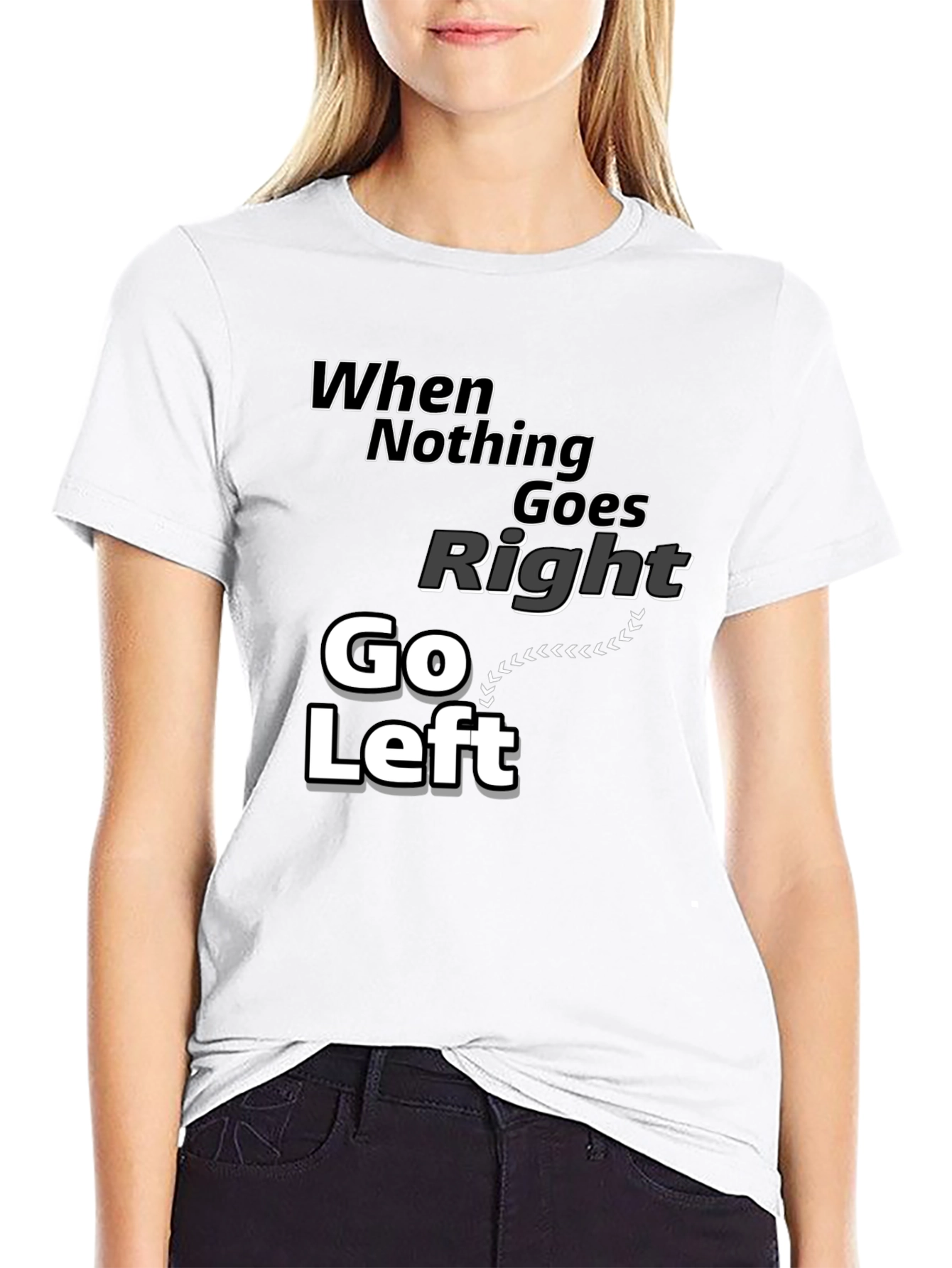 Go Left Graphic T-Shirt