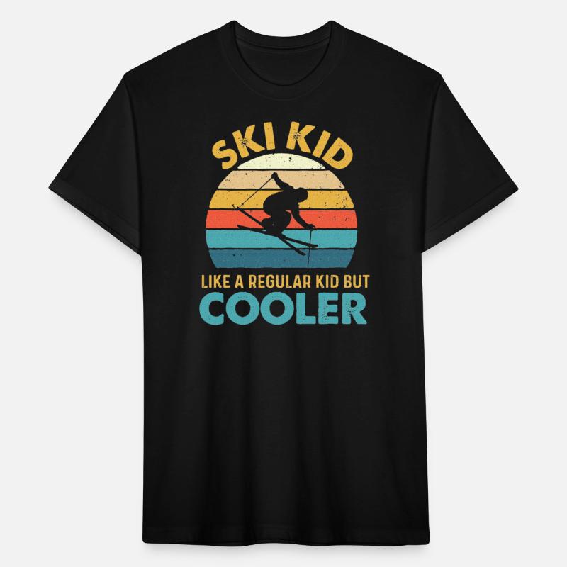 Ski Kid Like A Regular Kid But Cooler
