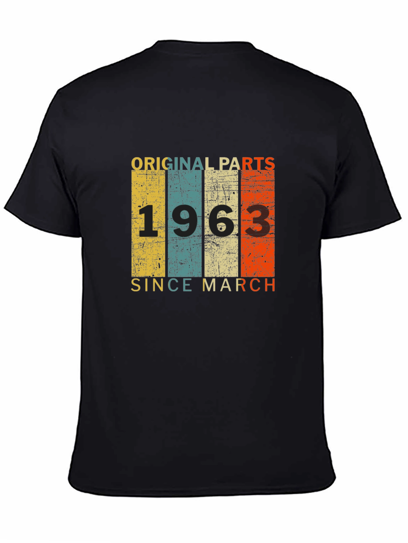 Original Parts 1963 T-Shirt - Since March Birthday Tee
