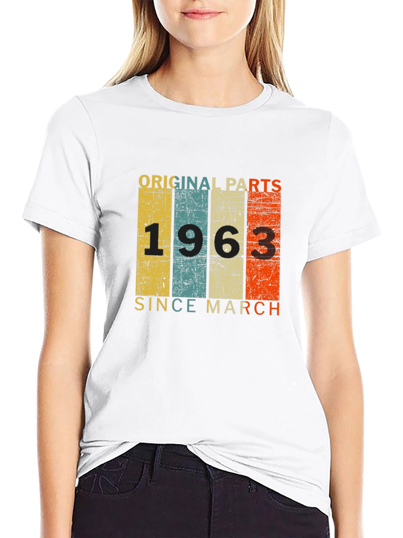 Original Parts 1963 T-Shirt - Since March Birthday Tee