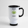Smoke Weed with Cannabis Leaf