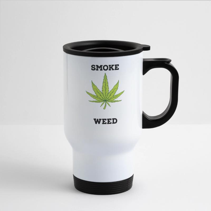 Smoke Weed with Cannabis Leaf