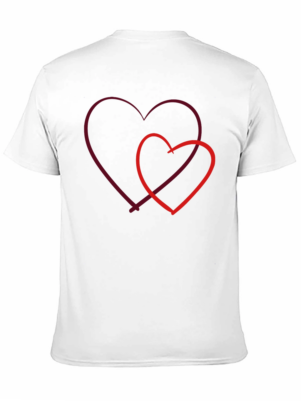 Heart Graphic Black T-Shirt - Love & Style