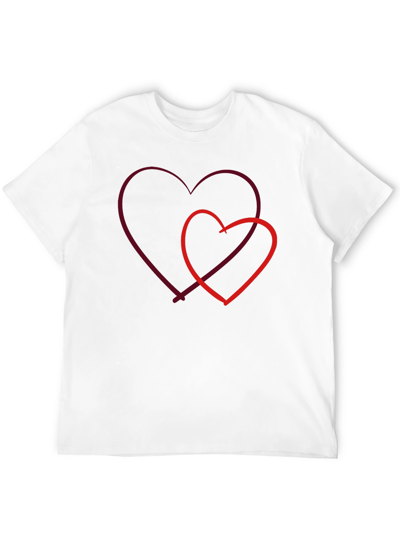 Heart Graphic Black T-Shirt - Love & Style