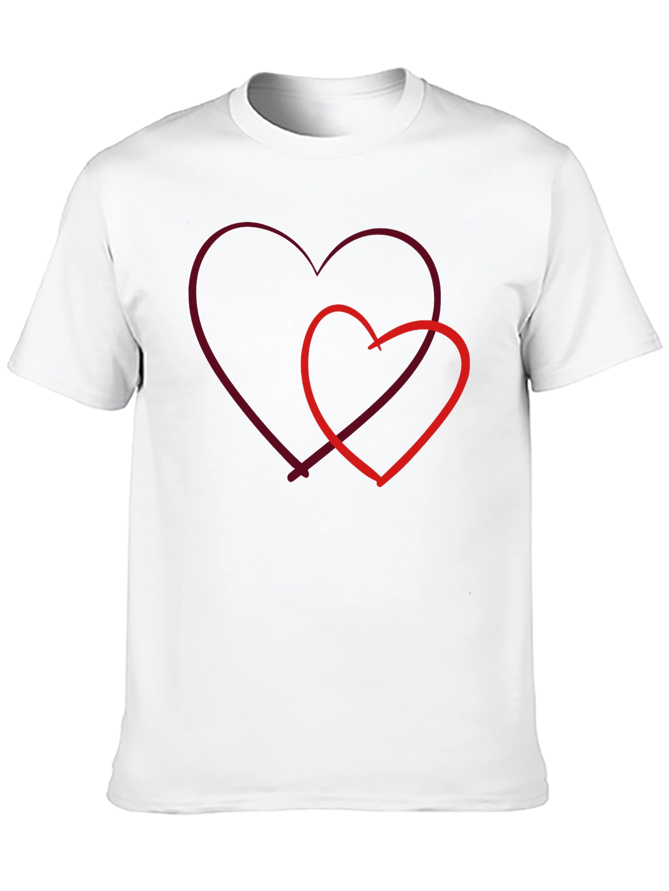 Heart Graphic Black T-Shirt - Love & Style