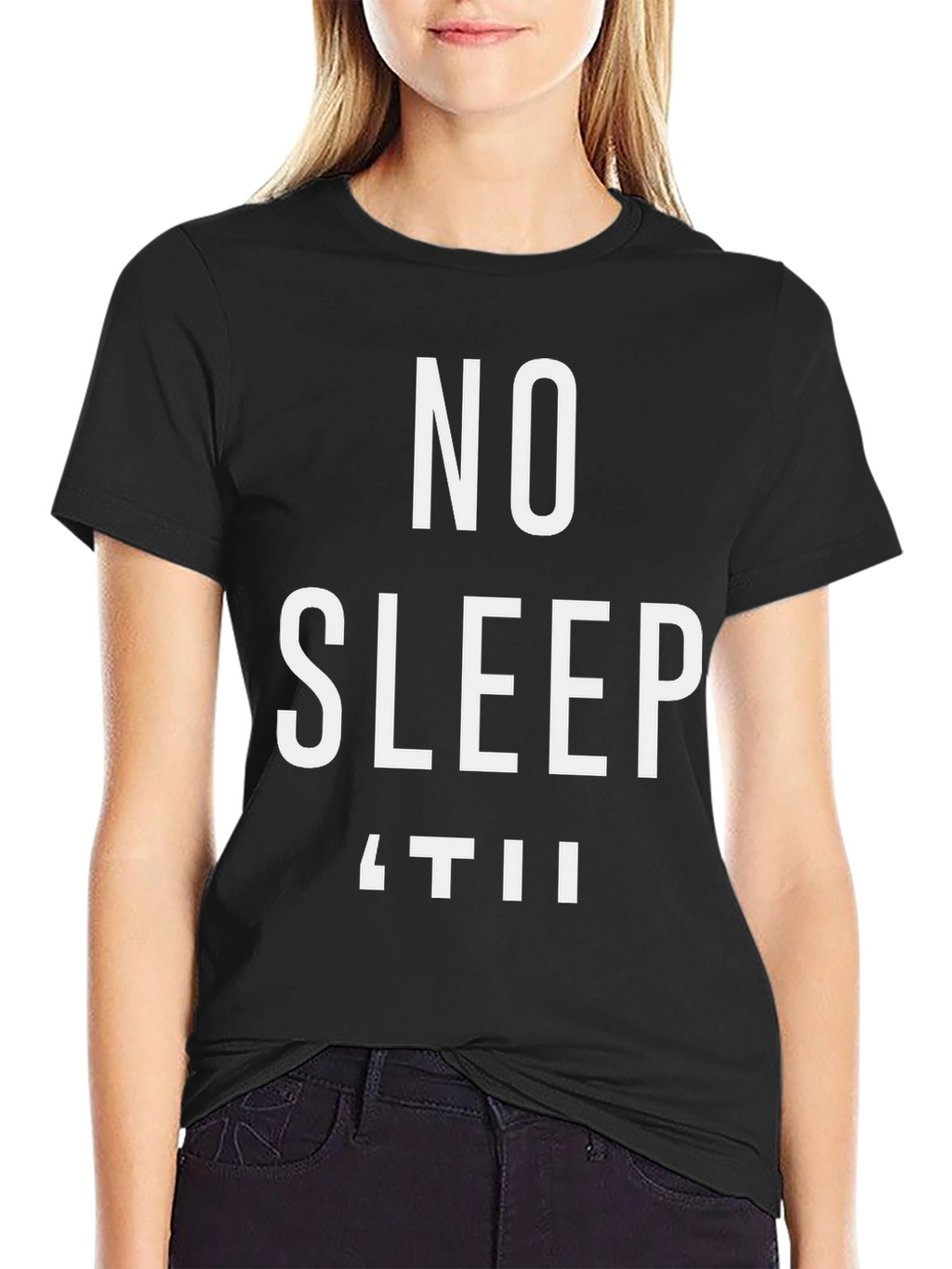 No Sleep Til T-Shirt - Black Graphic Tee