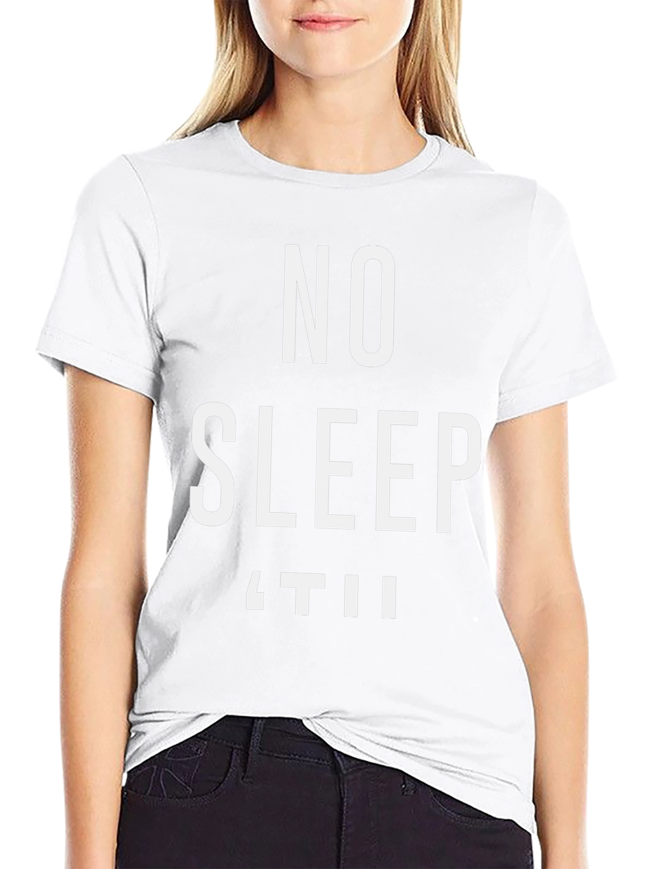 No Sleep Til T-Shirt - Black Graphic Tee